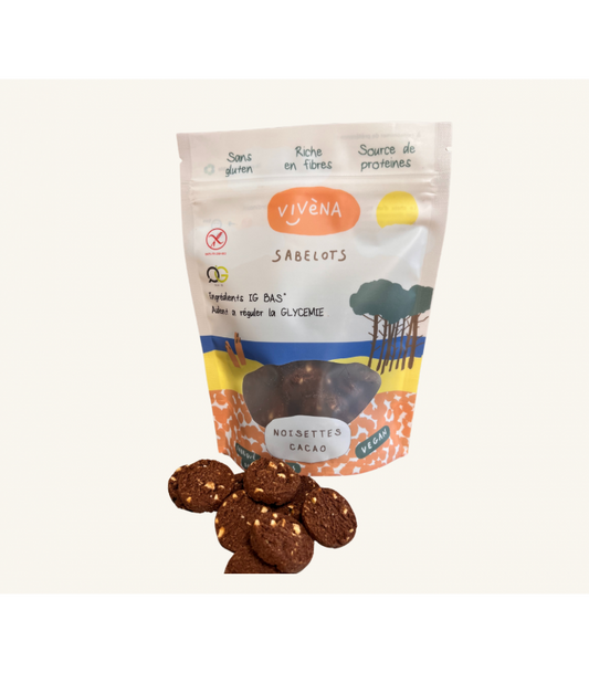 VIVENA - SABELOTS noisettes cacao SANS GLUTEN et IG BAS